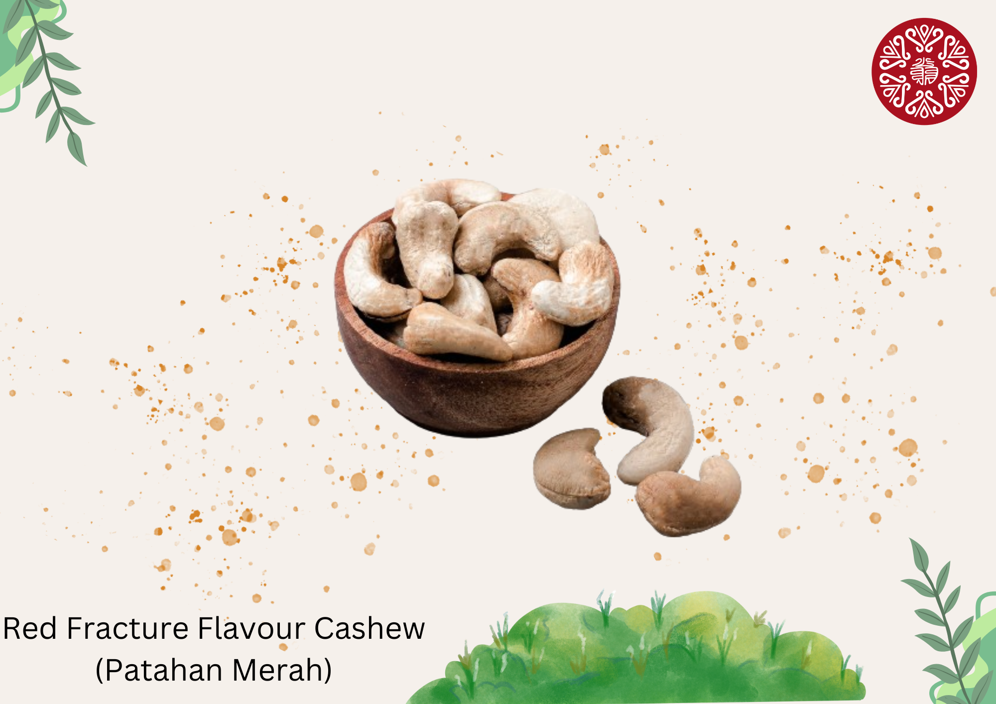 Red Fracture Flavour Cashew (Patahan Merah)